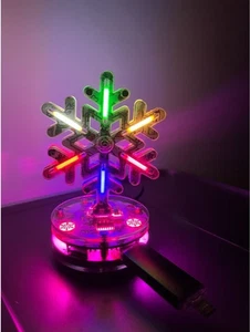 3-Port White USB Hub with Ambient Lighting - free shipping - Bild 1 von 4