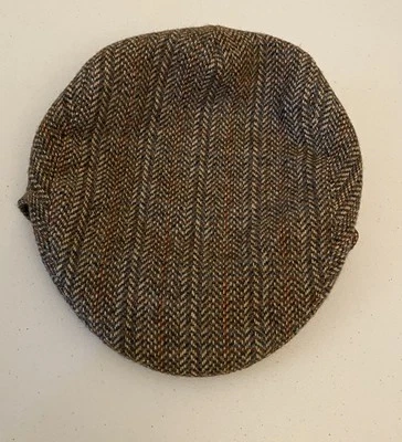 De Colección DUNN & Co "The Rally Cap" Hecho en Gran Bretaña Sombrero Plano con Orejeras 56 6 7/8 Foto 1 de 4