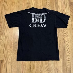 Vintage Brooks And Dunn CREW T Shirt Size XL Concert Country Tour Vtg Black - Picture 1 of 7