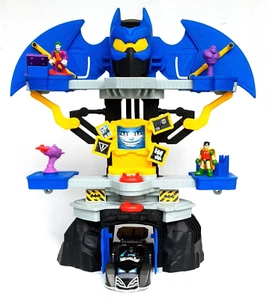 Fisher-Price Imaginext DC Super Friends Transforming Batcave with extras - Picture 1 of 5