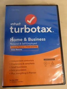 Intuit TurboTax 2020 Federal State Personal Home & Business for Windows and Mac - Photo 1/4