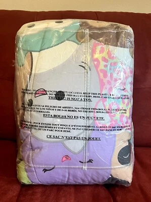 Cute Squishmallows Soft Microfiber Reversible Comforter Blanket TWIN SIZE NEW - Image 1 of 4