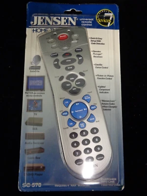 Jensen Universal Remote Control - SC570 - New Old Stock - Controls 7 Devices - Image 1 of 4