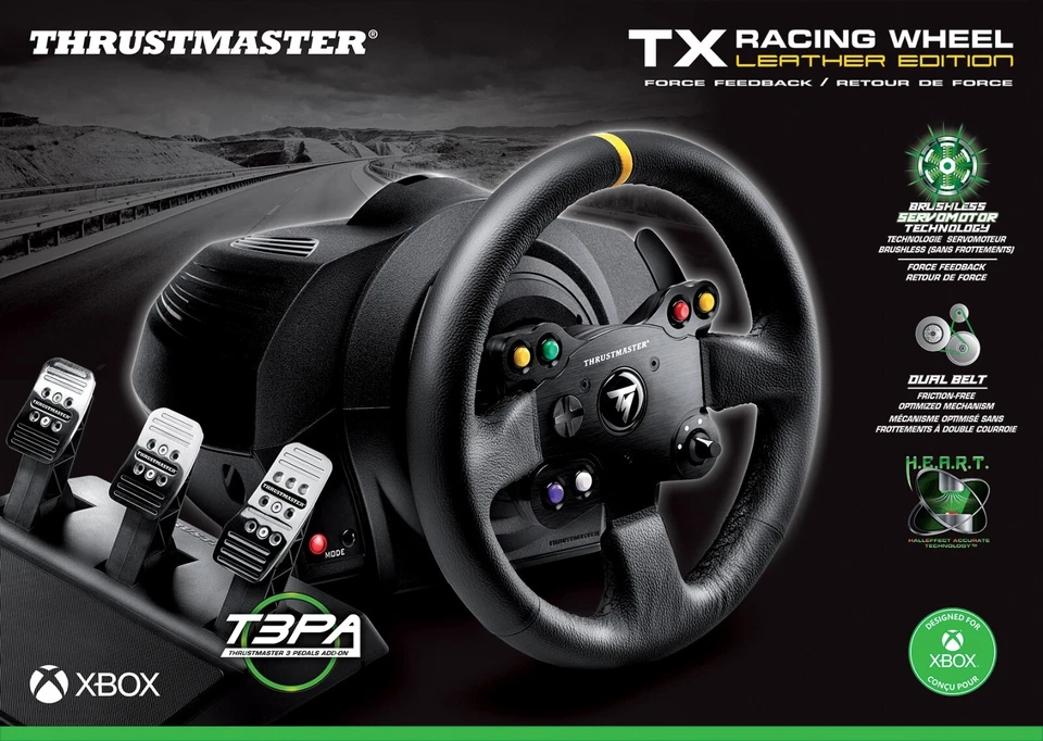Thrustmaster TX Racing Wheel Leather Edition Force Feedback Xbox 4460133 - Immagine 1 di 1