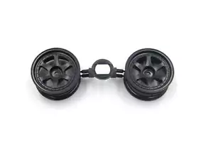 Tamiya 58739 1998 Honda NSX Racing/TT-02, 0440846/10440846 Rear Wheels, NEW - Picture 1 of 3