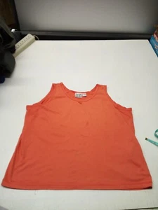 WOMAN'S JAQUE & KOKO ORANGE SLEEVELESS CAMISOLE/ TANKTOP.SIZE 22/24 - Picture 1 of 5