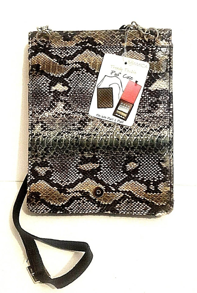 New Trendy Trends iPad 1 - iPad 2 Cross-body Carrier Cover Snake Skin Pattern - Image 1 of 4