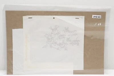 Original Hand Drawn Animation Production Drawing Art (212-43) - Image 1 of 3