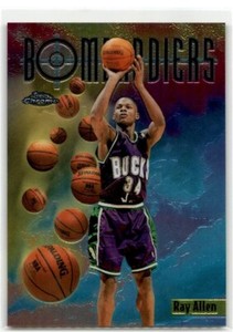 Ray Allen 1998-99 Topps Chrome Season's Best Bombardiers #SB9 Milwaukee Bucks