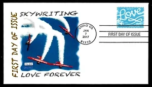 USA, SCOTT # 5155, GLEN COVER - SKYWRITING WITH AIRPLANES, LOVE FOREVER 2017 - Picture 1 of 1