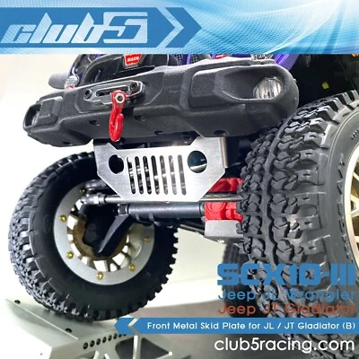 Front Metal Skid Plate for Axial SCX10 III Jeep JL Wrangler / JT Gladiator ( B ) - Image 1 of 4