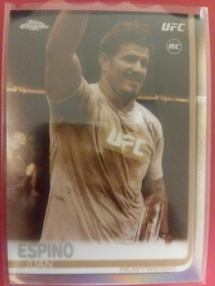 2019 Topps Chrome UFC Juan Espino Sepia Refractor ROOKIE MINT NO616 - Image 1 of 1