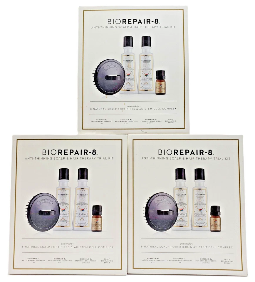 ColorProof Bio Repair 8 Anti Aging Scalp & Hair Therapy Trial Kit 2 Oz