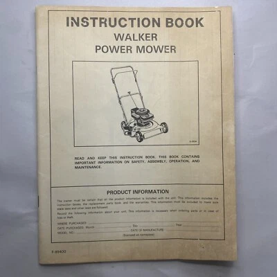 Cortacésped eléctrico andador libro de instrucciones  Foto 1 de 4