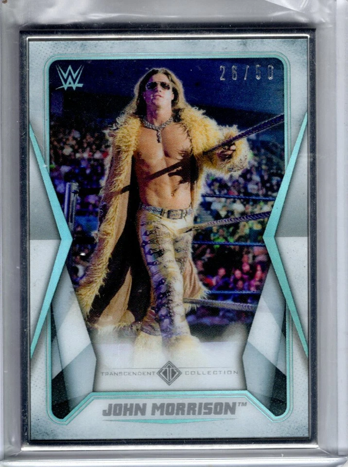 2020 Topps WWE Transcendent Collection JOHN MORRISON #19 Silver Framed 26/50 - Image 1 of 1