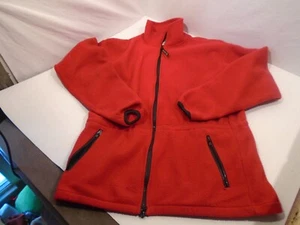 Timberline Colorado Ladies Full Zip Red Jacket/Black Pockets Sz Med Made In USA - Picture 1 of 5