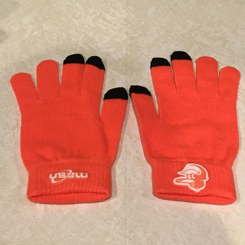 Baltimore Orioles Texting Gloves Mittens MASN SGA Fanfest Bird Logo Cover