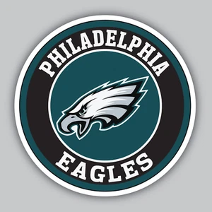 Pegatina/calcomanía de vinilo de los Philadelphia Eagles - fútbol americano profesional de la NFL - NFC este - PA - Imagen 1 de 2