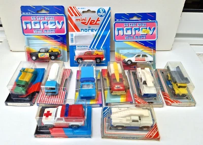 Lot 2 de petite voiture norev mini-jet neuf boite jouet ancien époque majorette - Photo 1/4