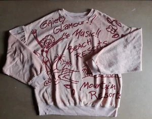 Bellerose 16 Year Old Pink Cotton Sponge Long Sleeve Sweatshirt - Picture 1 of 5