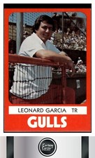 Leonard Garcia 1980 TCMA Salt Lake City Gulls #19 California Angels      TR