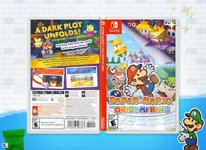 Paper Mario The Origami King Cover Art: Game Insert & Case for Nintendo Switch - Picture 1 of 3