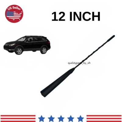 Mástil de antena de repuesto negro corto 12" AM/FM para HYUNDAI VERACRUZ 2007-2012 Foto 1 de 3