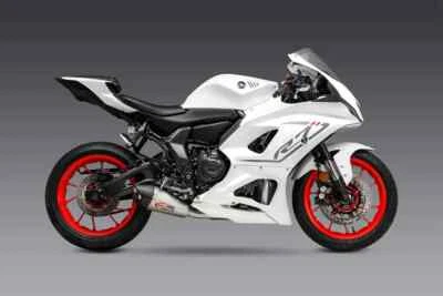 YOSHIMURA AT2 Full System Exhaust Stainless/Carbon Yamaha R7/MT07 YO-13720AP520 Foto 1 de 4
