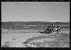 Harshbarger Family Going To Town In Their Car Near Antelope,Montana,Mt,1937