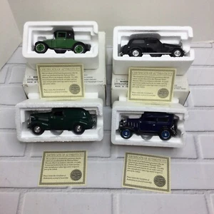 Lote De 4 Chevrolet National Motor Museum Mint 1:32 1937 1939 Sedán 1926 Superior - Imagen 1 de 11