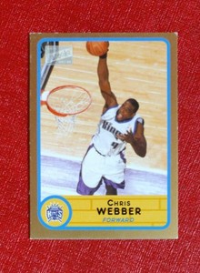 2003-04 Bazooka Gold b#60 Chris Webber Kings Basketball Card 