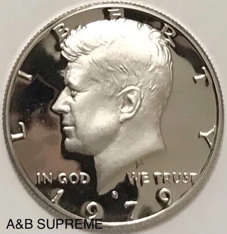 1979 S Kennedy Half Dollar Gem Cameo Clad Proof Cover