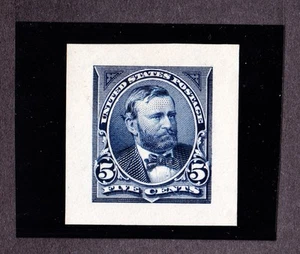 US 281P2 5c Grant- Roosevelt Presentation Proof VF LH SCV $375 - Picture 1 of 2