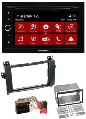 Blaupunkt MP3 DVD Bluetooth DAB 2DIN USB Autoradio für Mercedes Viano Vito W639 - Bild 1 von 4