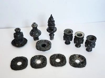 Vintage Silverplate Candelabra Flame Finial Parts And Pieces Silver Plate - Image 1 of 4