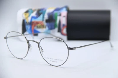 NEW BARTON PERREIRA LANGSTON PEW GUNMETAL AUTHENTIC FRAMES EYEGLASSES 50-23 - Image 1 of 4