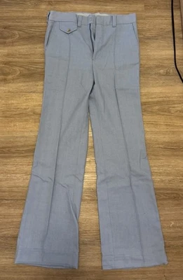 Pantalones acampanados vintage Levi's Panatela tejidos para mujer, azul bebé, 32x32 Foto 1 de 4