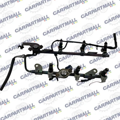 2004-2006 Nissan Altima 3.5L V6 A/T Engine Fuel Injection Rail W/ Injectors Assy Foto 1 de 4