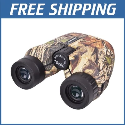 Wide Field of View Binoculars - 10x50 Magnification, Durable - Image 1 of 4