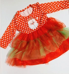 Weihnachten Tutu Kleid Weihnachtsmann Mädchen Größe 9-12 Monate - Bild 1 von 2