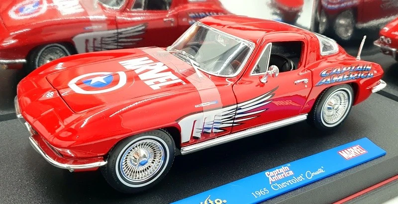 Maisto масштаб 1/18 литой 36002 - 1965 Chevrolet Corvette - Captain America - Изображение 1 из 4