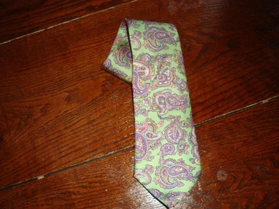 POLO RALPH LAUREN MEN'S 100% SILK TIE HAND MADE IN ITALY HARDLY WORN! - Image 1 of 4