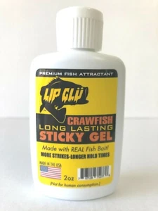 Fish attractant "Crawfish" sticky gel. Real Crawfish chunks in this amazing Gel! - Picture 1 of 8