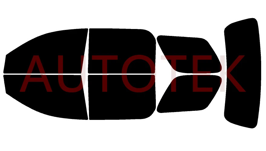 Película premium precortada para ventanas laterales cualquier tono para Saturn Outlook 2007-2010 Foto 1 de 4