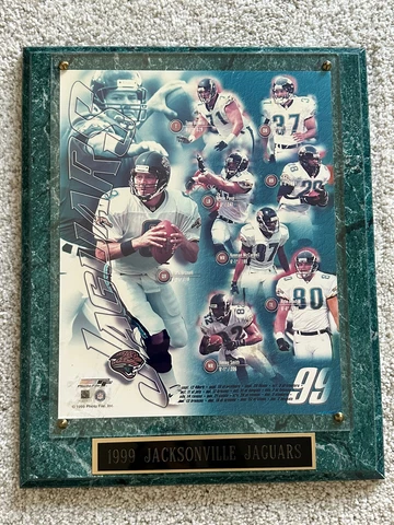 Jacksonville Jaguars 1999 plaque Cover