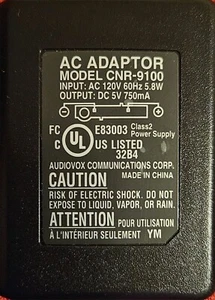 Original Cnr-9100 Standard Folding Travel Wall Charger,120 V input voltage. - Picture 1 of 5