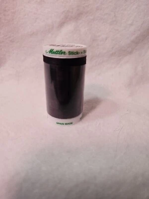 Mettler Cotton Thread Silk Finish 60 weight 2 ply 170d 800 meters/875 yds Black - Image 1 of 2
