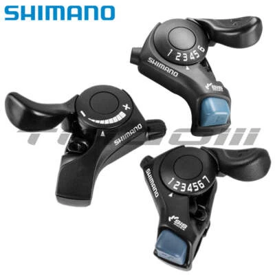 Shimano Tourney SL-TX30 3×6/7 Speed Thumb Gear Shifter Trigger Lever Black - Image 1 of 4