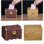 Wooden Treasure Chest Vintage Decoration Handmade Unique for Gift Box Gift