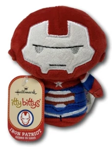 Hallmark Itty Bittys Marvel Iron Patriot 2017 segundo de la serie felpa roja nuevo con etiquetas - Imagen 1 de 3